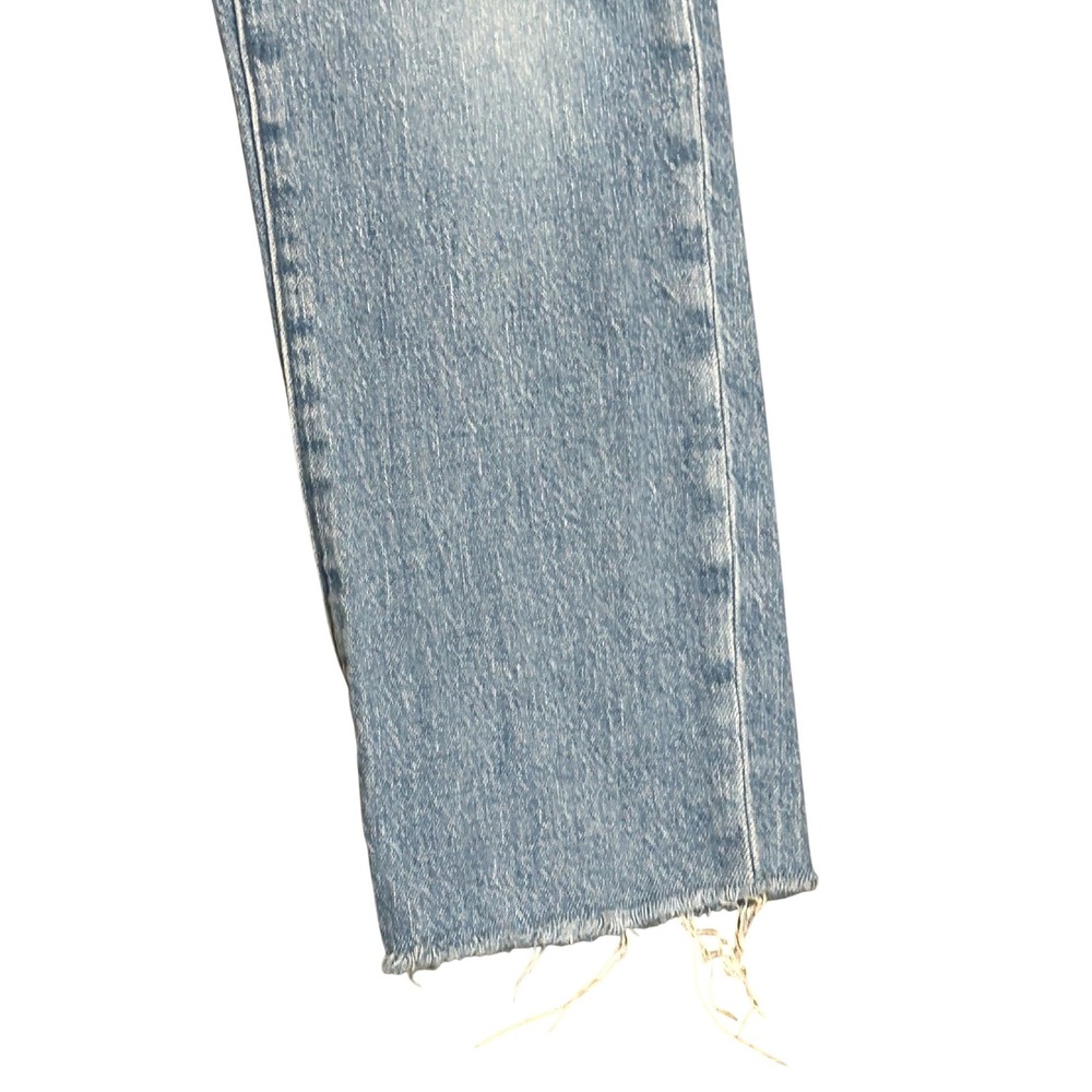 Madewell The Perfect Vintage Jean Distressed Raw Hem Light Blue Size 26 - Picture 7 of 9
